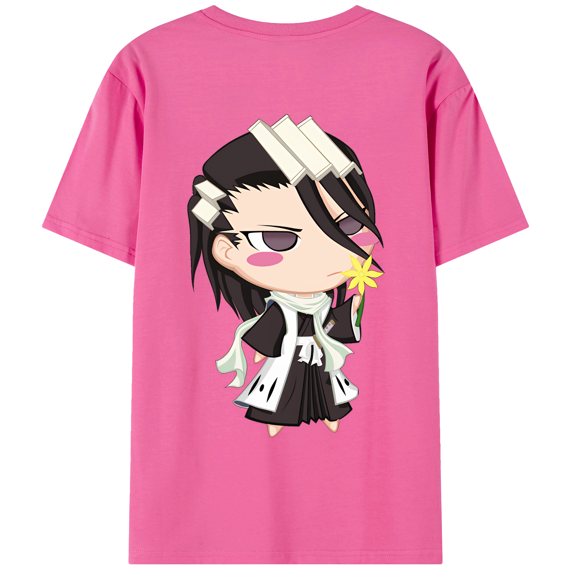 （画像用） ブリーチ くちき びゃくや BLEACH Kuchiki Byakuya レディース半袖Tシャツ(バックプリント)